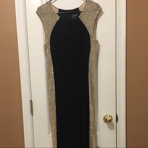 Beaded Illusion Gown